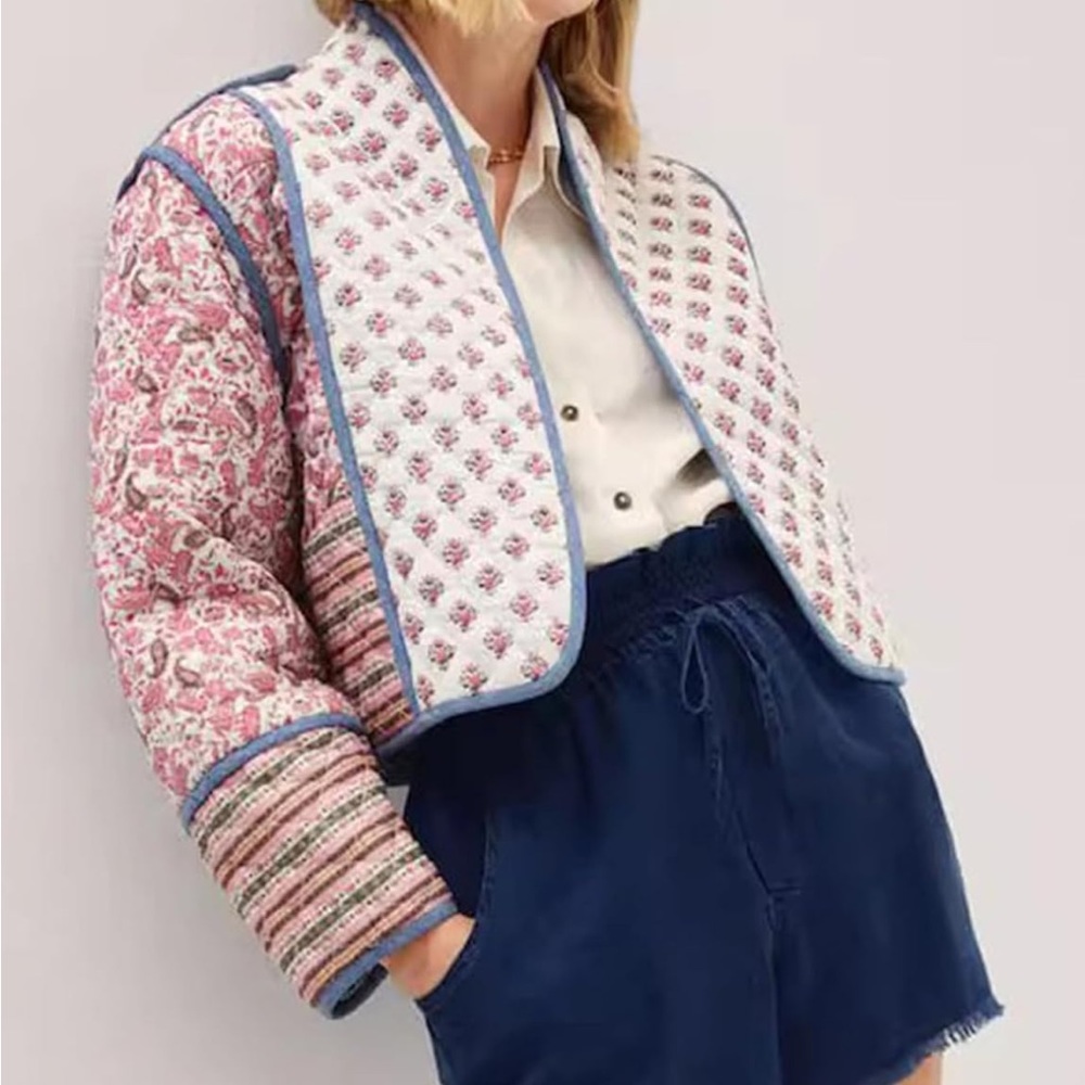 Reversible quilted jacket